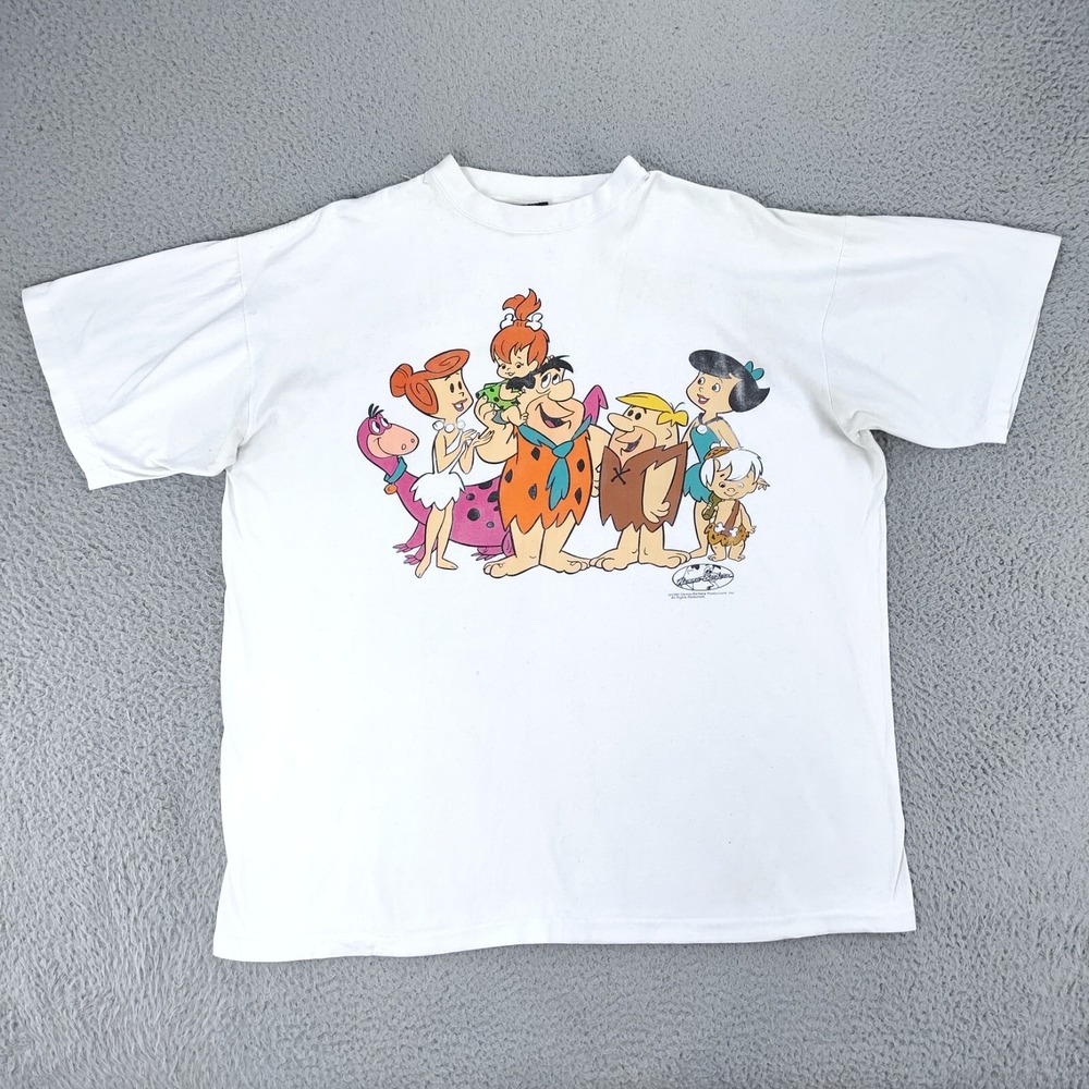 VINTAGE 1994 THE FLINTSTONES T SHIRT XXXXL 90s 94 Hanna Barbera Fred CARTOON